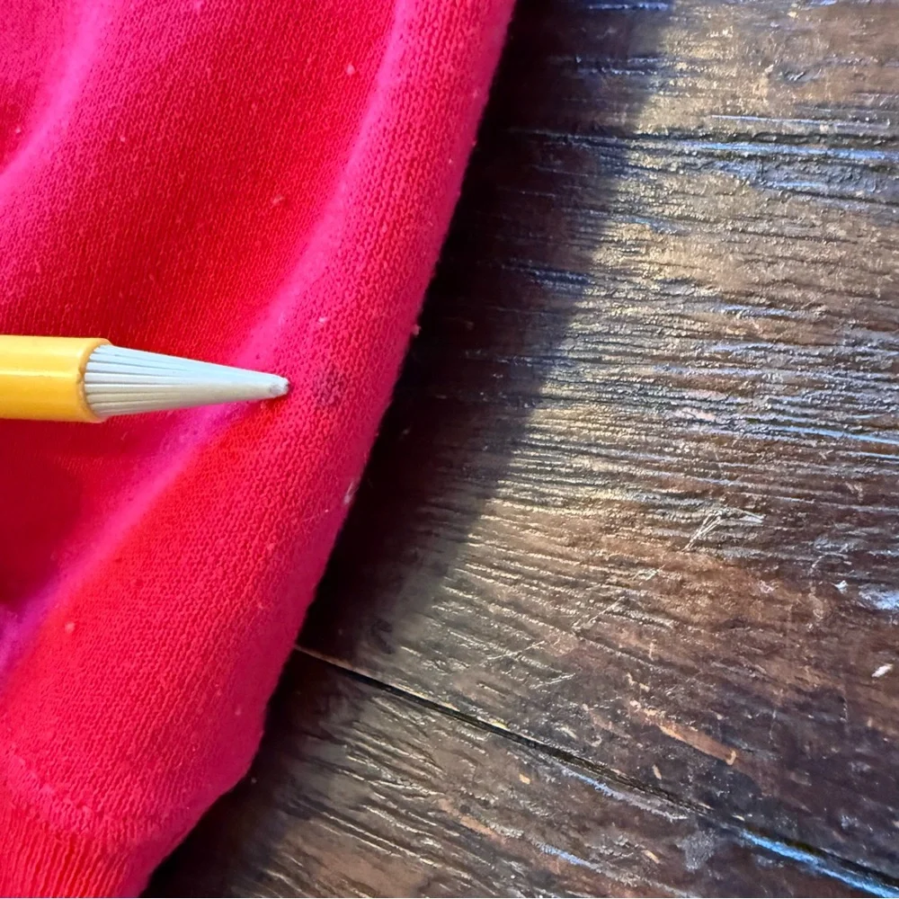Hanes EcoSmart Kids' Crewneck Sweatshirt Red w/Appliqué YM (10-12) - Picture 10 of 16